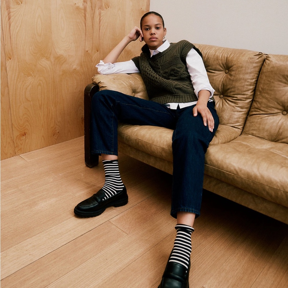 ⚡️SOLD⚡️ Madewell • Baggy Tapered Jeans in Dressler Wash